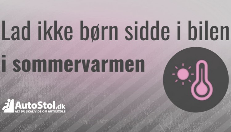Lad ikke børn sidde i bilen